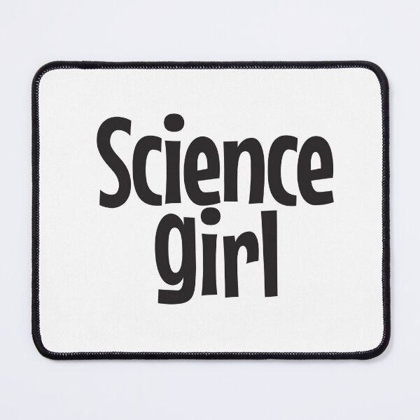 Item preview, Science girl black text designed and sold by Think4Prints.
