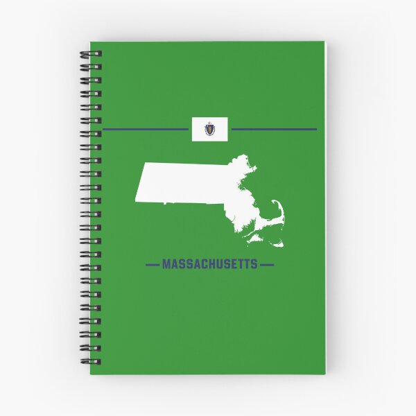 Item preview, Massachusetts State Pride Silhouette & Flag - A Classic Bay State Design designed and sold by mashmosh.
