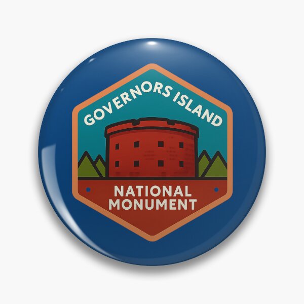 Item preview, Governors Island National Monument  designed and sold by Broken Antler Designs .