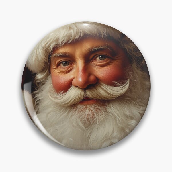 Item preview, Jolly Victorian Santa Claus Close-up Portrait | Detailed Vintage Father Christmas Face | Friendly Old World Saint Nick designed and sold by kinany00.