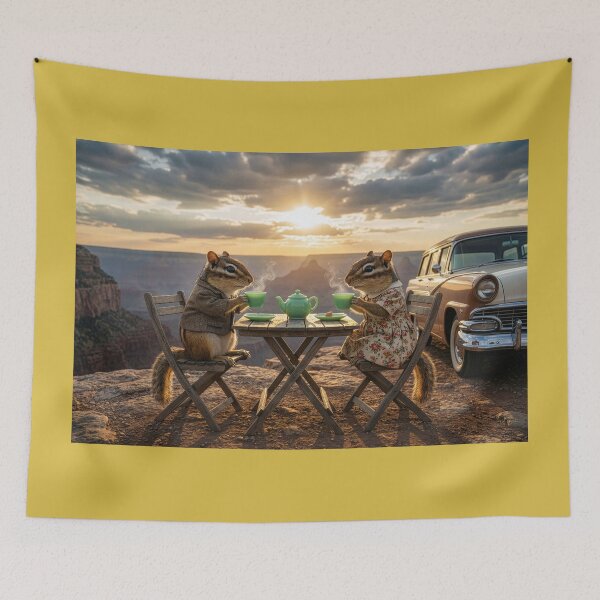Item preview, Chipmunks Have Tea at the Grand Canyon designed and sold by Tridentulus.