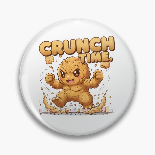 Item preview, CRUNCH TIME. – Fried Chicken Kaiju Unleashed designed and sold by Snackwear Apparel.