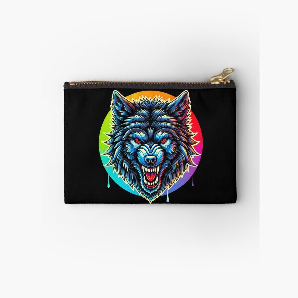 Item preview, Intense Rainbow Wolf Head with Red Eyes designed and sold by beast-net.
