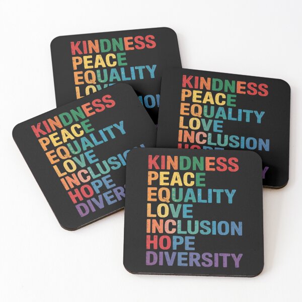Item preview, Peace Love Inclusion Equality Diversity Human Rights LGBTQ  designed and sold by CombatTask.