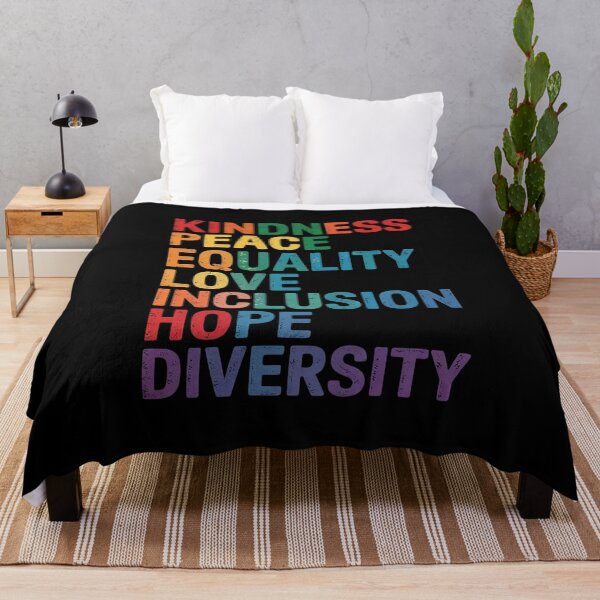 Item preview, Peace Love Inclusion Equality Diversity Human Rights LGBTQ  designed and sold by CombatTask.