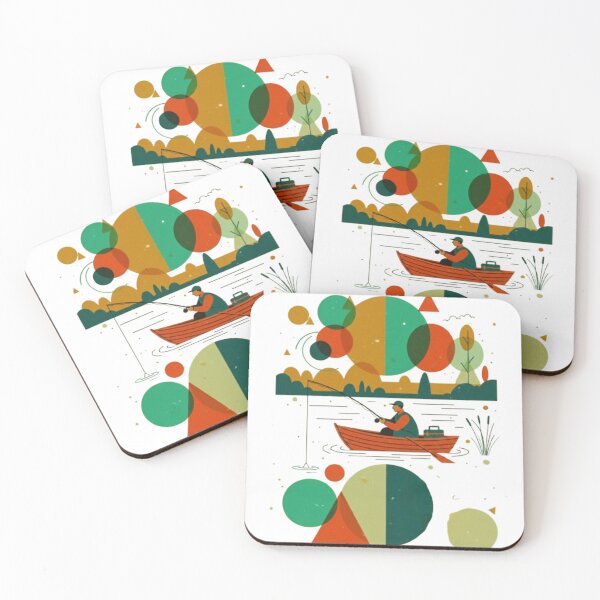 Item preview, Fishing lovers fishing abstract designed and sold by Stefanrajzer.