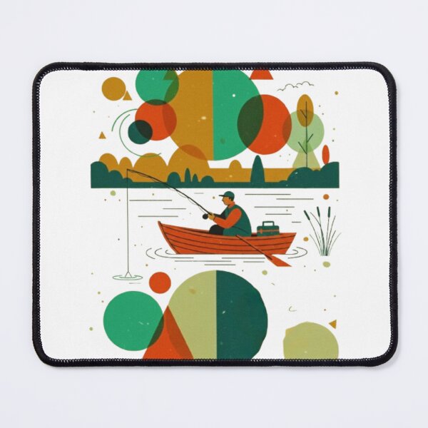 Item preview, Fishing lovers fishing abstract designed and sold by Stefanrajzer.