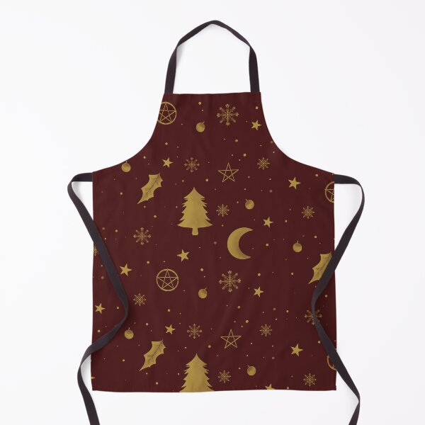 Item preview, Yule Solstice golden pattern design designed and sold by TheFoxandCauldron.