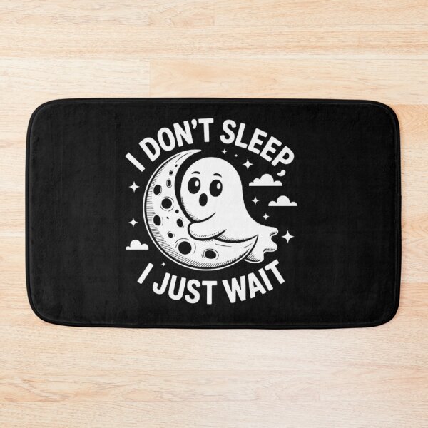 Item preview, I Don’t Sleep I Just Wait – Cute Ghost Moon Night designed and sold by vvcreativedesigns.