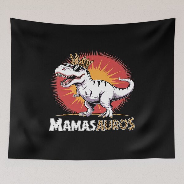 Item preview, Mamasaurus Trex Leopard Bandana Mothers Day Dinosaur Mom  designed and sold by PowAcademy.