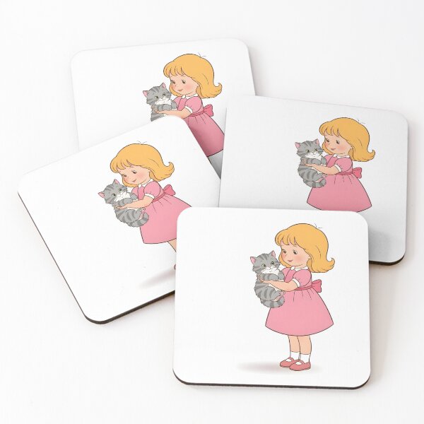 Item preview, Girl with a kitten designed and sold by PrintLabStudio.