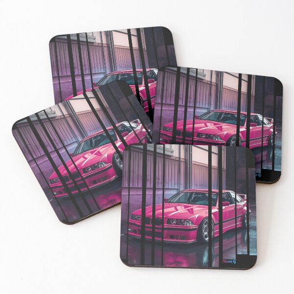 Item preview, B.W Power of the 3 series coupe with wide body kit, street racing vibe, high contrast neon colors 16 designed and sold by Neon G.