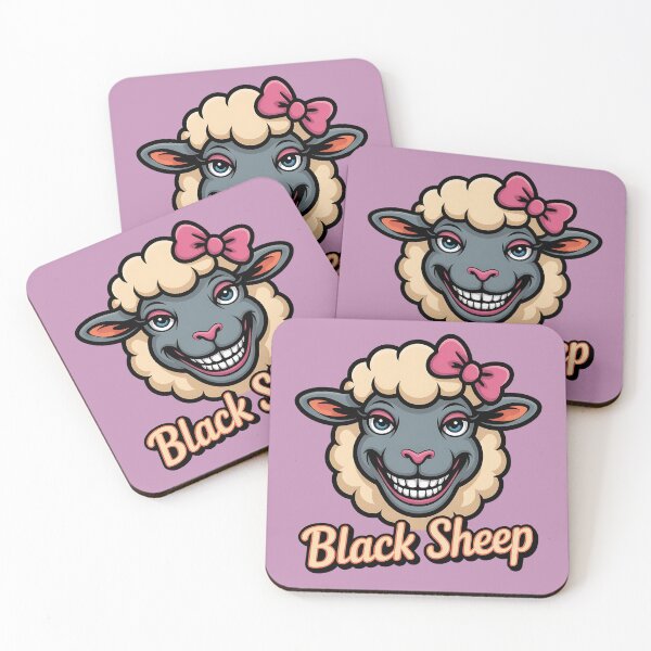 Item preview, Black Sheep Feminist Sheep Illustration – Bold Individualist Graphic designed and sold by The People’s Punchline.
