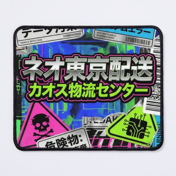 Item preview, Neo Tokyo Cyberpunk Glitch Sticker Bomb Aesthetic designed and sold by WAMTEES.