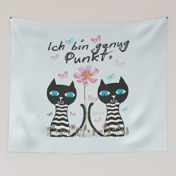 Item preview, Twin cats designed and sold by Nathaly Sánchez.