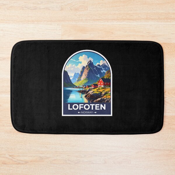 Item preview, Lofoten Norway Travel Sticker designed and sold by TulipaGraphics.