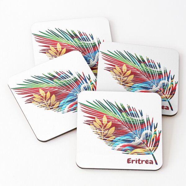 Item preview, Abstract Eritrea Flag – Feather Design designed and sold by ArteJorge48.