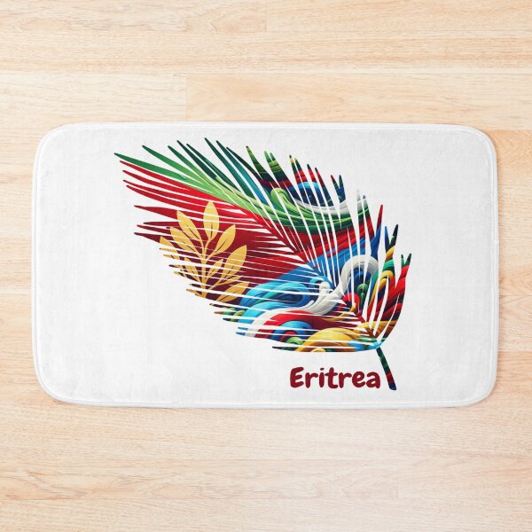 Item preview, Abstract Eritrea Flag – Feather Design designed and sold by ArteJorge48.