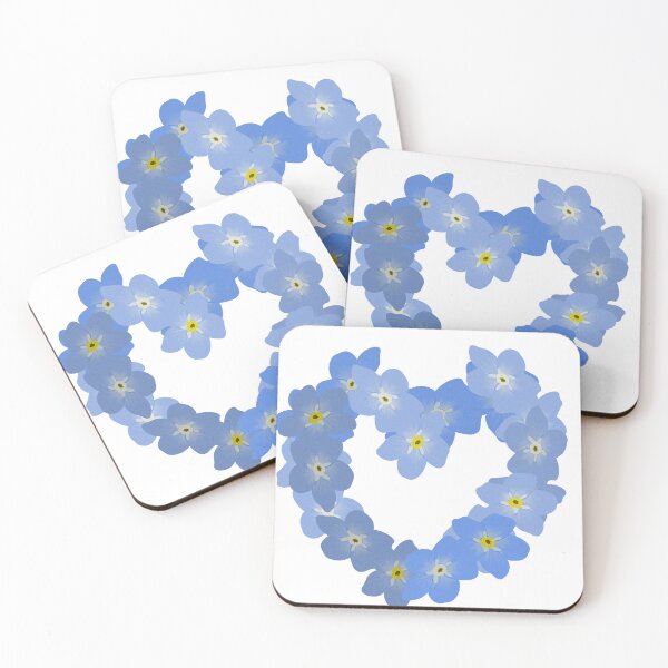 Item preview, Heart- Forget-Me-Not’s designed and sold by Kallmekuhh.