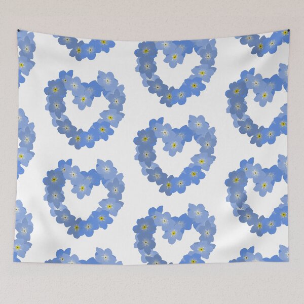 Item preview, Heart- Forget-Me-Not’s designed and sold by Kallmekuhh.