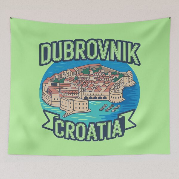 Item preview, Dubrovnik Croatia Travel Sticker designed and sold by Timeless Design.