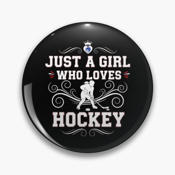 Item preview, Just a girl who loves ice hockey always strong designed and sold by SkeletonsDanger.