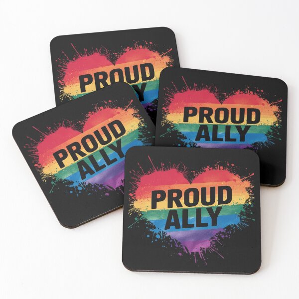 Item preview, Proud Ally LGBTQ+ Pride month LGBT Flag Proud Ally  designed and sold by CombatTask.