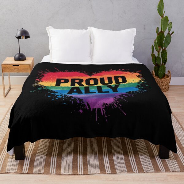 Item preview, Proud Ally LGBTQ+ Pride month LGBT Flag Proud Ally  designed and sold by CombatTask.