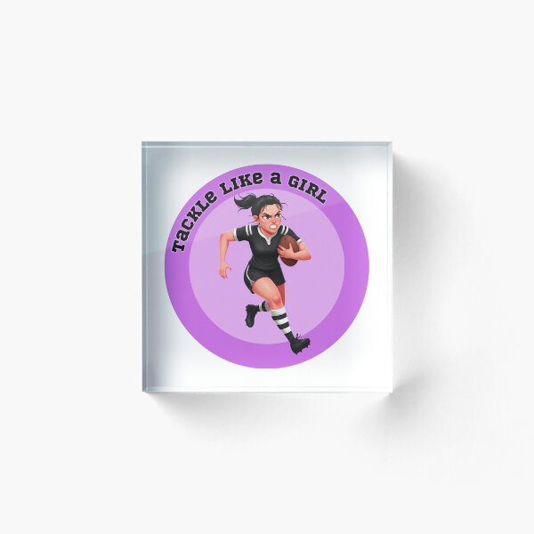 Item preview, Tackle Like a Girl designed and sold by cbpartlow.