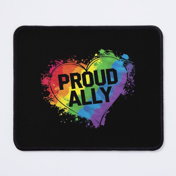 Item preview, Proud Ally LGBTQ+ Pride month LGBT Flag Proud Ally designed and sold by MythWoot.