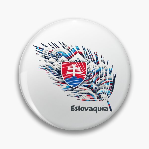 Item preview, Abstract Slovakia Flag – Feather Design designed and sold by ArteJorge48.