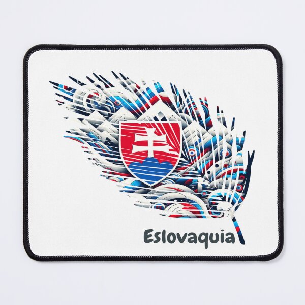 Item preview, Abstract Slovakia Flag – Feather Design designed and sold by ArteJorge48.