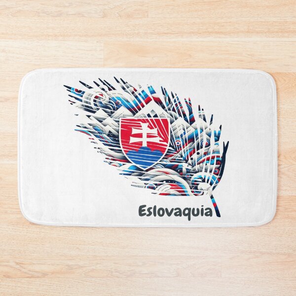 Item preview, Abstract Slovakia Flag – Feather Design designed and sold by ArteJorge48.