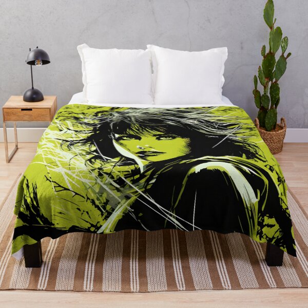Item preview, FLUORESCENT YELLOW COMIC ILLUSTRATION A WOMAN'S LOOK designed and sold by infinitearte.