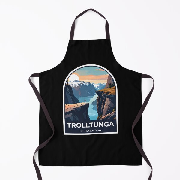 Item preview, Trolltunga Norway Sticker designed and sold by TulipaGraphics.