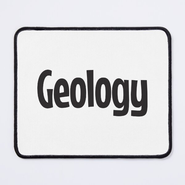 Item preview, Geology in black text designed and sold by Think4Prints.