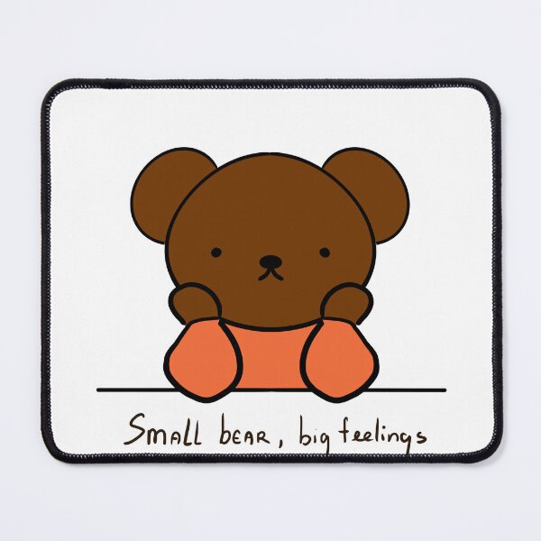 Item preview, Small Bear Big Feelings Cute Minimal Illustration designed and sold by Mason-Pride.