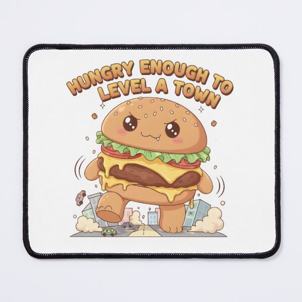 Item preview, Hungry Enough to Level a Town designed and sold by Snackwear Apparel.