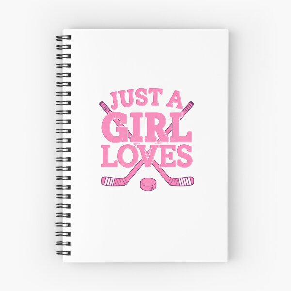 Item preview, Just a girl who loves ice hockey living free designed and sold by SkeletonsDanger.