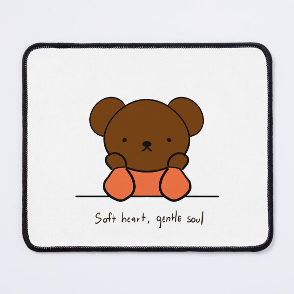 Item preview, Soft Heart Gentle Soul Cute Bear Illustration designed and sold by Mason-Pride.