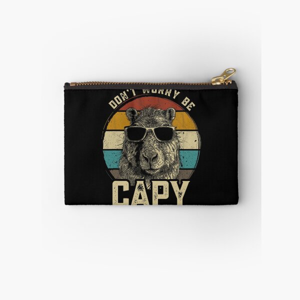 Item preview, Retro Don’t Worry Be Capy Cute Vintage Capybara designed and sold by Print-Panda.