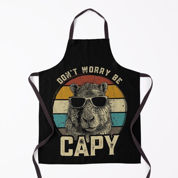 Item preview, Retro Don’t Worry Be Capy Cute Vintage Capybara designed and sold by Print-Panda.