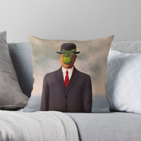 Surrealist art shirt Throw Pillow