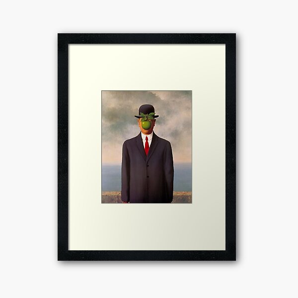 Surrealist art shirt Framed Art Print
