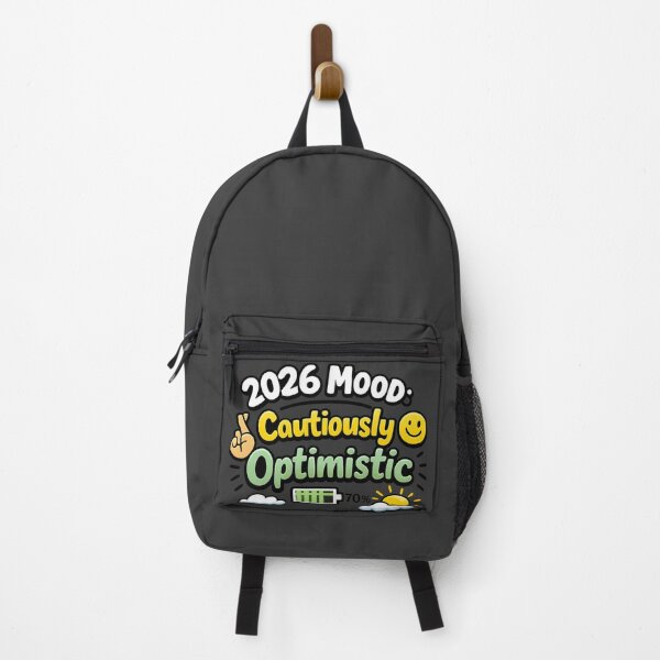 Item preview, Mood 2026: Cautiously Optimistic – Positive & Minimalist Design designed and sold by mocci10.