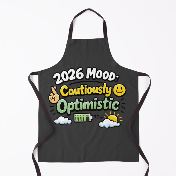 Item preview, Mood 2026: Cautiously Optimistic – Positive & Minimalist Design designed and sold by mocci10.