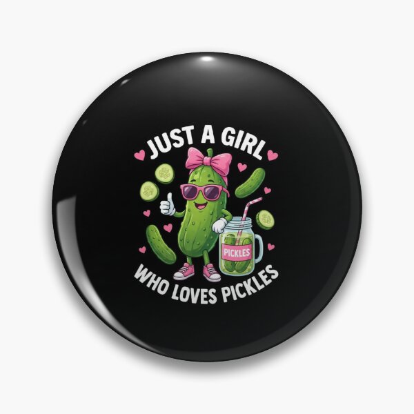 Item preview, Just A Girl Who Loves Pickles Funny Foodie designed and sold by SofenArt.
