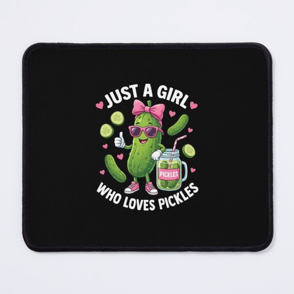 Item preview, Just A Girl Who Loves Pickles Funny Foodie designed and sold by SofenArt.