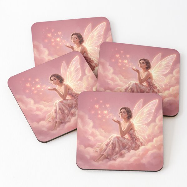 Item preview, Valentine Fairy Blowing Heart Kisses designed and sold by FairyJournal.