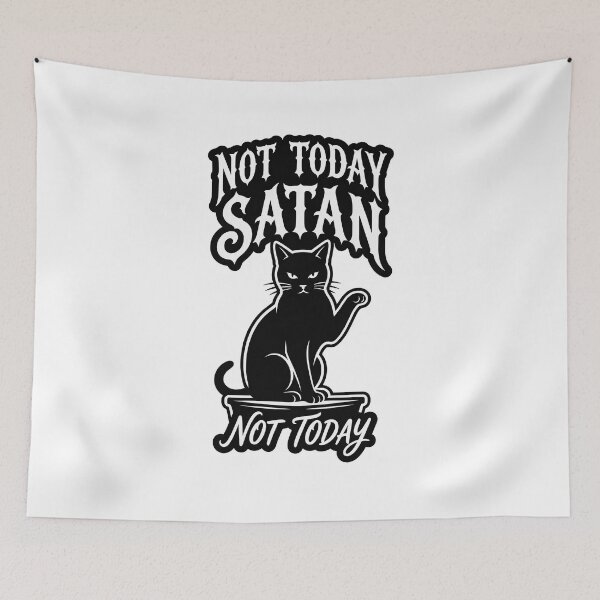 Item preview, Not Today Satan Not Today  designed and sold by Quillway.
